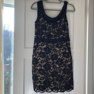 Calypso St Barth navy lace dress, size XS